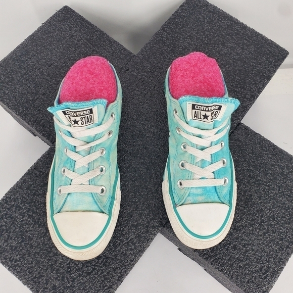Converse Shoes M4 W6 All Star Chuck Taylor 142453F Turquoise Sneaker - Picture 2 of 11